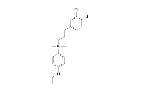 4-ETHOXYPHENYL-3-(4-FLUORO-3-CHLOROPHENYL)-PROPYL-DIMETHYLSILAN