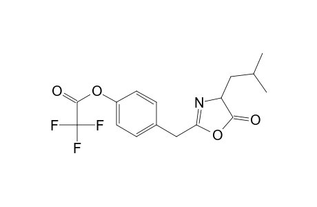 Acetic acid, trifluoro-, 4-[[4,5-dihydro-4-(2-methylpropyl)-5-oxo-2-oxazolyl]methyl]phenyl ester