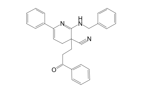 2-(Benzylamino]-3,4-dihydro-3-(3'-oxo-3'-phenylpropyl)-6-phenyl-nicotinonitrile