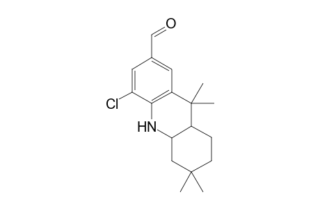 (4aRS,9aSR)-3,3,9,9-tetramethyl-5-chloro-1,2,3,4,4a,9,9a,10-octahydroacridine-7-carboxaldehyde