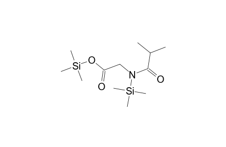 Glycine, N-(2-methyl-1-oxopropyl)-N-(trimethylsilyl)-, trimethylsilyl ester