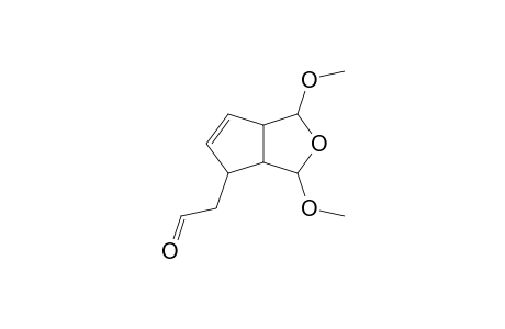 (1,3-Dimethoxy-3,3a,4,6a-tetrahydro-1H-cyclopenta[c]furan-4-yl)acetaldehyde