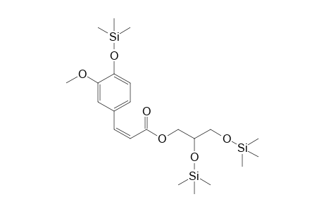 (Z)-2,3-bis((trimethylsilyl)oxy)propyl 3-(3-methoxy-4-((trimethylsilyl)oxy)phenyl)acrylate