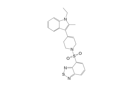 2,1,3-benzothiadiazole, 4-[(4-(1-ethyl-2-methyl-1H-indol-3-yl)-3,6-dihydro-1(2H)-pyridinyl)sulfonyl]-