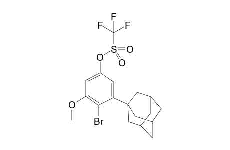 5-(adamantan-1-yl)-4-bromo-3-methoxyphenyl trifluoromethanesulfonate