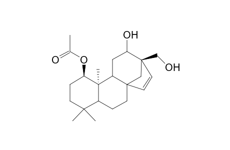ent-1.beta.-acetoxy-12.beta.,17-dihydroxybeyer-15-ene