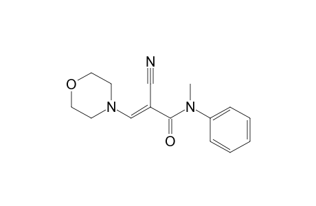 2-Cyano-N-methyl-3-morpholino-N-phenylacrylamide
