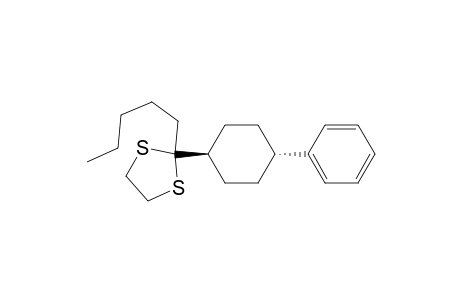 2-Pentyl-2-(trans-4-phenylcyclohexyl)-1,3-dithiolane