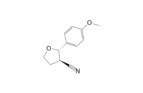 (trans)-2-(4'-Methoxyphenyl)-tetrahydrofuran-3-acrbonitrile