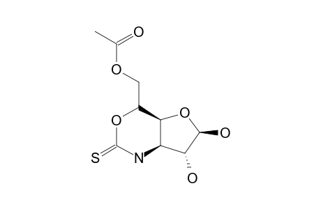 (5S,6R)-(6-ACETOXYMETHYL)-3-DEOXY-ALPHA-L-THREO-FURANOSO)-[3,4-D]-TETRAHYDRO-1,3-OXAZIN-2-THIONE