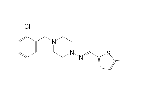 1-piperazinamine, 4-[(2-chlorophenyl)methyl]-N-[(E)-(5-methyl-2-thienyl)methylidene]-
