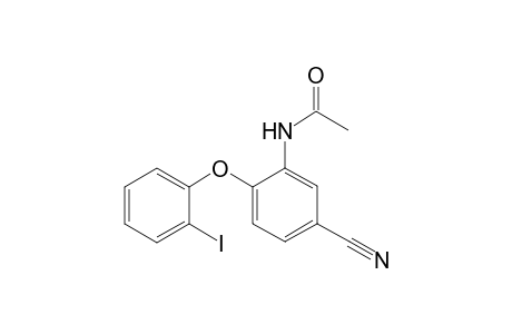 N-[5-Cyano-2-(2-iodophenoxy)phenyl]acetamide