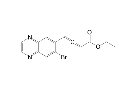 4-(7-Bromo-quinoxalin-6-yl)-2-methyl-buta-2,3-dienoic acid ethyl ester