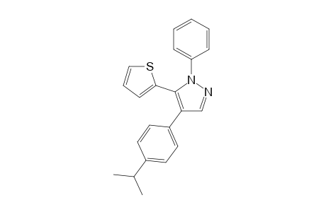4-(4-Isopropylphenyl)-1-phenyl-5-(thiophen-2-yl)-1H-pyrazole
