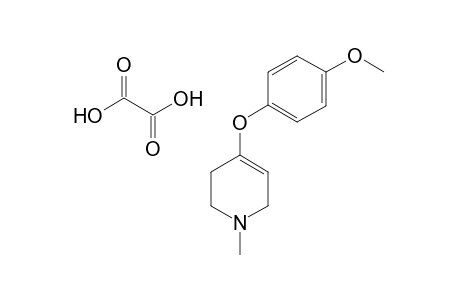 Oxalate salt of 1-methyl-4-(4-methoxyphenoxy)-1,2,3,6-tetrahydropyridine