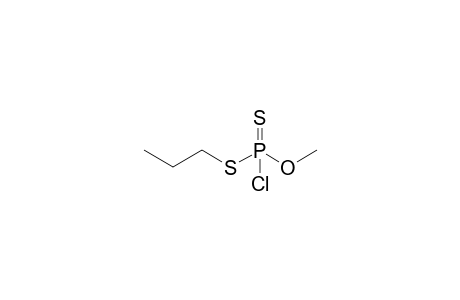 Phosphorochloridodithioic acid, O-methyl S-propyl ester