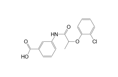 3-{[2-(2-chlorophenoxy)propanoyl]amino}benzoic acid