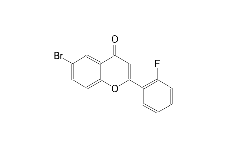 4H-1-benzopyran-4-one, 6-bromo-2-(2-fluorophenyl)-