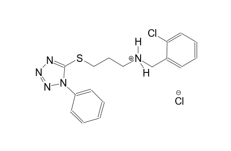 N-(2-chlorobenzyl)-3-[(1-phenyl-1H-tetraazol-5-yl)sulfanyl]-1-propanaminium chloride