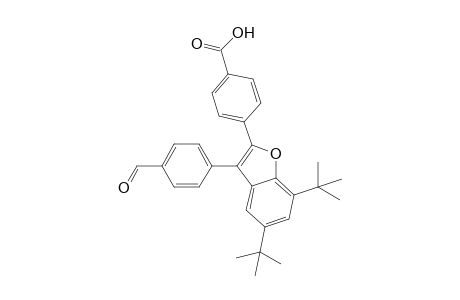 4-[5,7-Di-tert-butyl-3-(4-formylphenyl)benzofuran-2-yl]benzoic Acid