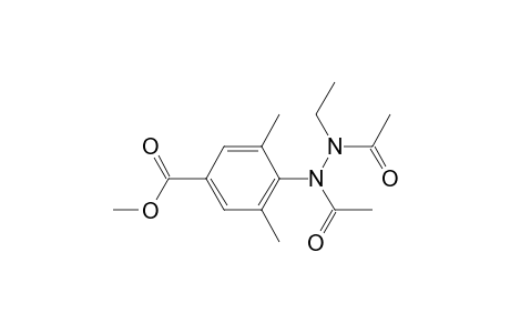 Methyl 2-[(N-acetyl-N-ethylamino)acetylamino]-1,3-dimethylphenyl-5-carboxylate