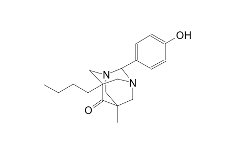 5-butyl-2-(4-hydroxyphenyl)-7-methyl-1,3-diazatricyclo[3.3.1.1~3,7~]decan-6-one