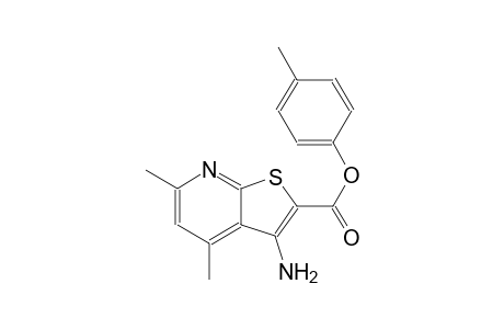 4-methylphenyl 3-amino-4,6-dimethylthieno[2,3-b]pyridine-2-carboxylate