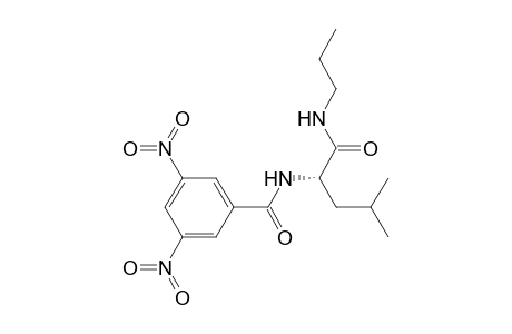 Benzamide, N-[3-methyl-1-[(propylamino)carbonyl]butyl]-3,5-dinitro-, (S)-