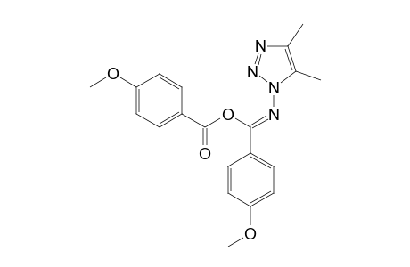 1-(ALPHA-PARA-METHOXY-BENZOYLOXY-PARA-METHOXY-PHENYLIDENE-AMINO)-4,5-DIMETHYL-1,2,3-TRIAZOLE