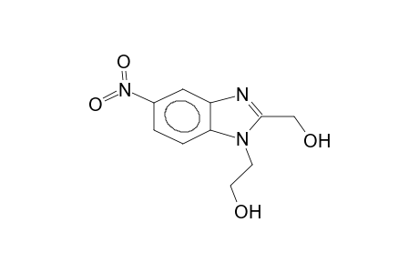 1-(2-hydroxyethyl)-2-hydroxymethyl-5-nitrobenzimidazole
