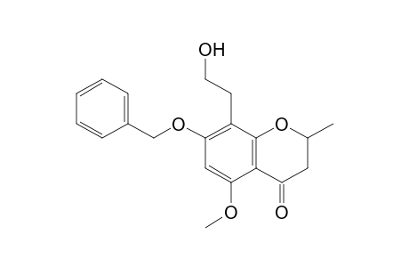 7-Benzyloxy-8-(2-hydroxyethyl)-5-methoxy-2-methylchroman-4-one
