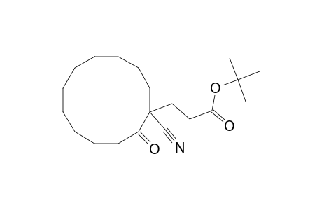 Cyclododecanepropanoic acid, 1-cyano-2-oxo-, 1,1-dimethylethyl ester