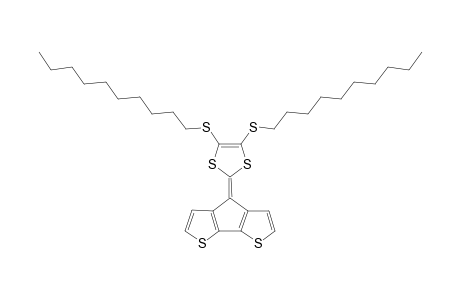 4-[4,5-Di(decylthio)-1,3-Dithiol-2-ylidene]-4H-cyclopenta[2,1-b;3,4-b']dithiophene
