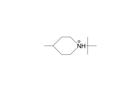 cis-1-tert-Butyl-4-methyl-piperidinium cation