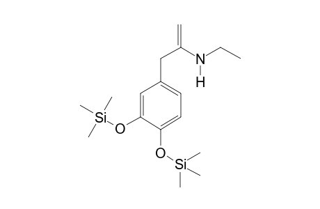 3,4-Dihydroxy-N-ethyl-amphetamine-A (-2H) 2TMS