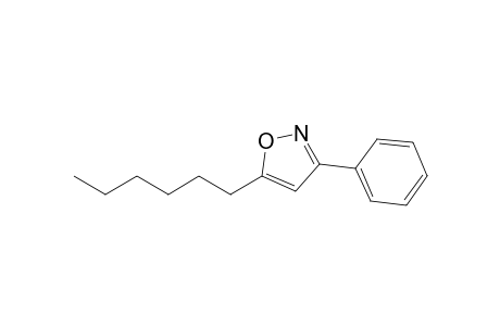 5-Hexyl-3-phenylisoxazole