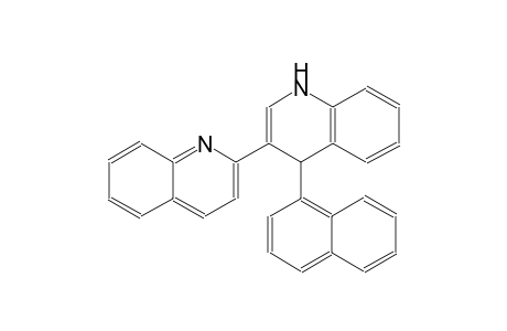 2-(4-naphthalen-1-yl-1,4-dihydroquinolin-3-yl)quinoline 2-[4-(1-naphthyl)-1,4-dihydroquinolin-3-yl]quinoline