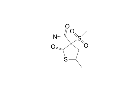 CIS-TETRAHYDRO-5-METHYL-3-METHANESULFONYL-2-OXO-3-THIOPHENECARBOXAMIDE