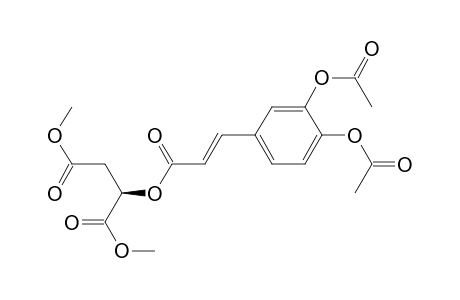 Dimethyl (2R)-2-({(2E)-3-[3,4-Bis(acetyloxy)phenyl]prop-2-enoyl}oxy)butanedioate