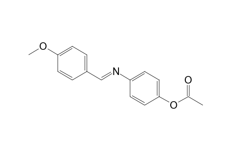 p-[(p-methoxybenzylidene)amino]phenol, acetate