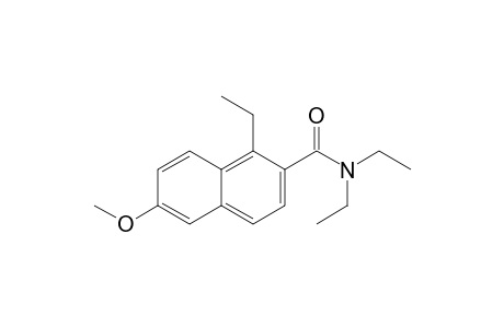 N,N-diethyl-1-ethyl-6-methoxynaphthalene-2-carboxamide
