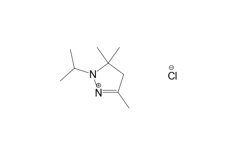 1-ISOPROPYL-3,5,5-TRIMETHYL-2-PYRAZOLINE, MONOHYDROCHLORIDE