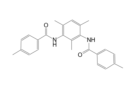 4-methyl-N-{2,4,6-trimethyl-3-[(4-methylbenzoyl)amino]phenyl}benzamide