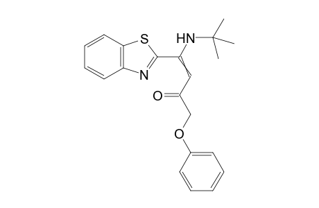 4-Benzothiazol-2-yl-4-tert-butylamino-1-phenoxy-but-3-en-2-one