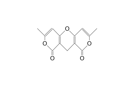 3,7-Dimethyl-1H,9H,10H-dipyrano(4,3-B:3',4'-E)pyran-1,9-dione