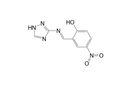 4-Nitro-2-[(E)-(1H-1,2,4-triazol-3-ylimino)methyl]phenol