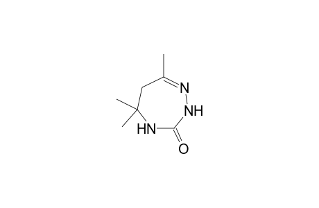 5,5,7-Trimethyl-2,4,5,6-tetrahydro-3H-1,2,4-triazepin-3-one