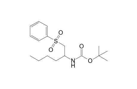 2-(t-Butoxycarbonylamino)hexyl phenyl sulfone