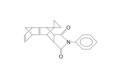 syn, exo-1',4',5',6',7',8'-Hexahydro-N-phenyl-spiro(cyclopropane-1,9'-(1,4-5,8)-dimethano-naphthalene)-6',7'-dicarboximi