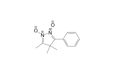 4H-Pyrazole, 3,4,4-trimethyl-5-phenyl-, 1,2-dioxide